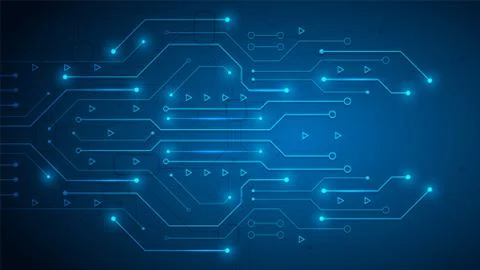 Circuit technology background Stock Illustration