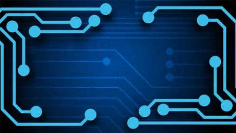 Circuit technology background Stock Illustration