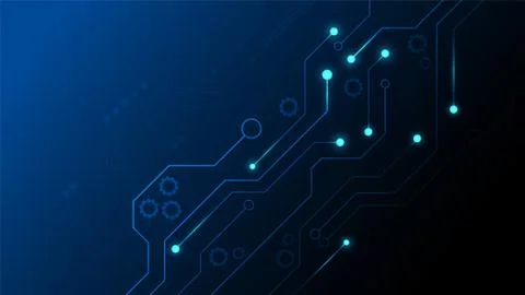 Circuit technology background Stock Illustration