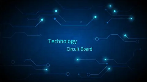 Circuit technology background Stock Illustration