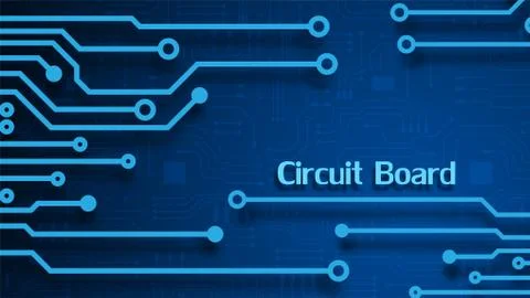 Circuit technology background Stock Illustration