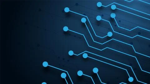 Circuit technology background Stock Illustration