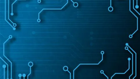 Circuit technology background Stock Illustration