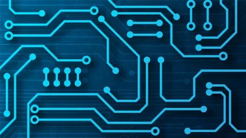 Circuit technology background Stock Illustration
