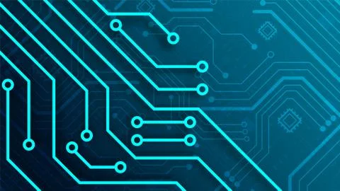 Circuit technology background Stock Illustration