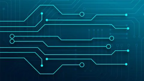 Circuit technology background Stock Illustration