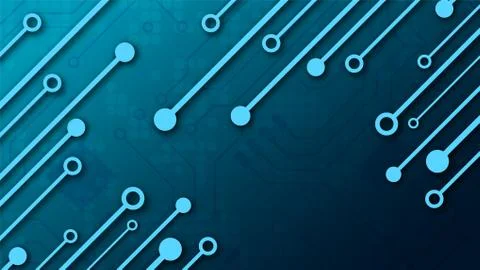 Circuit technology background Stock Illustration
