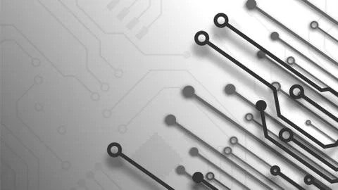 Circuit technology background Stock Illustration