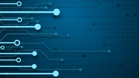 Circuit technology background Stock Illustration