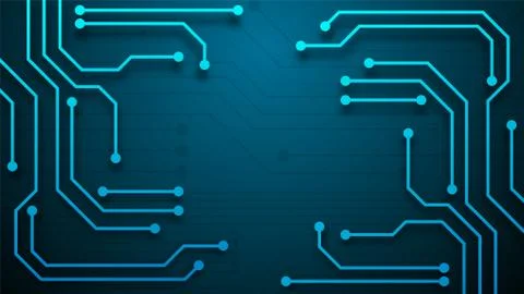 Circuit technology background Stock Illustration
