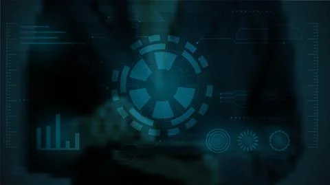 Circuit technology background Stock Illustration