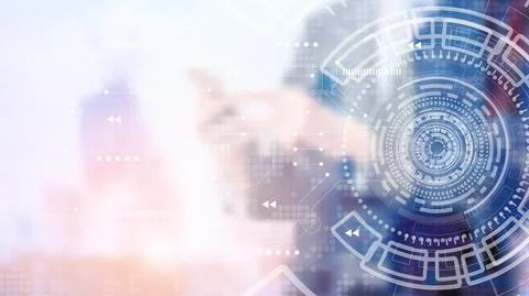 Circuit technology background Stock Illustration