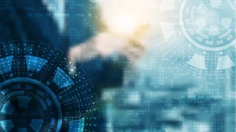 Circuit technology background Stock Illustration