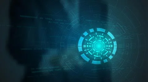 Circuit technology background Stock Illustration