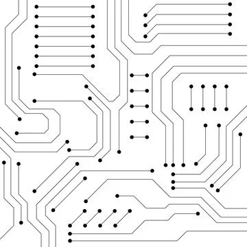 Circuit technology background Stock Illustration