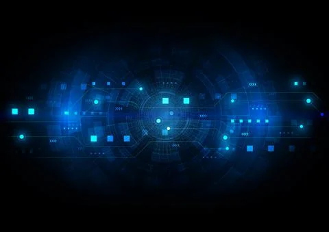 Circuit technology background Stock Illustration