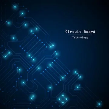 Circuit technology background Stock Illustration