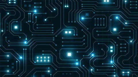 Circuit technology background Stock Illustration