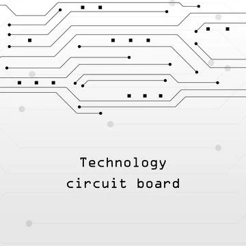 Circuit technology background Stock Illustration