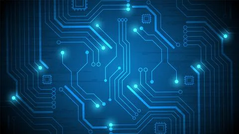 Circuit technology background Stock Illustration