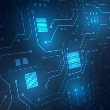 Circuit technology background Stock Illustration