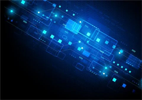 Circuit technology background Stock Illustration