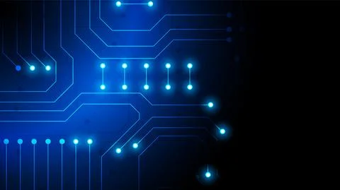 Circuit technology background Stock Illustration