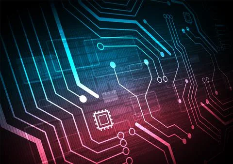 Circuit technology background Stock Illustration