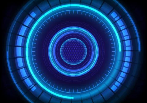 Circuit technology background Illustrazione stock