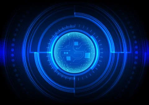 Circuit technology background Stock Illustration