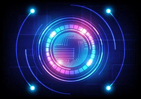 Circuit technology background Stock Illustration