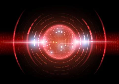 Circuit technology background Illustrazione stock