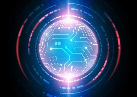 Circuit technology background Stock Illustration