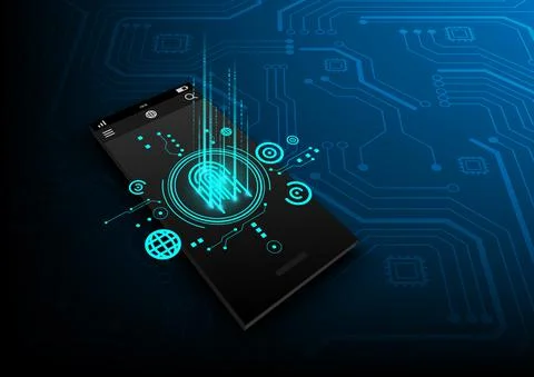 Circuit technology background Stock Illustration