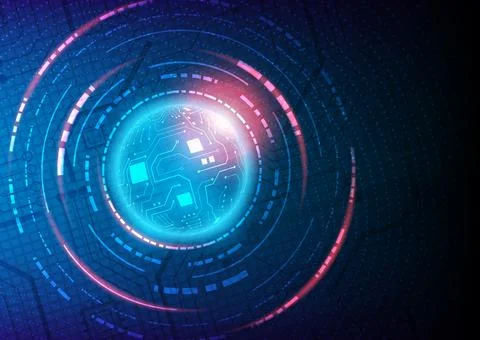 Circuit technology background Illustrazione stock