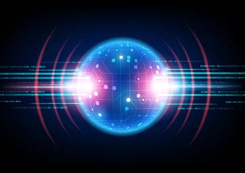 Circuit technology background Stock Illustration