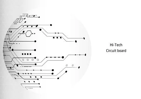 Circuit technology background Stock Illustration