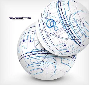 Circuit vector abstract background イラスト素材