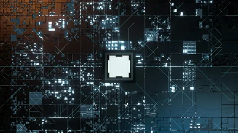 Circuits and electricity with black background, 3d rendering. Stock Footage 159747031