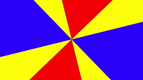 Circular 2D graphic pattern that rotates clockwise Stock Footage 112604788