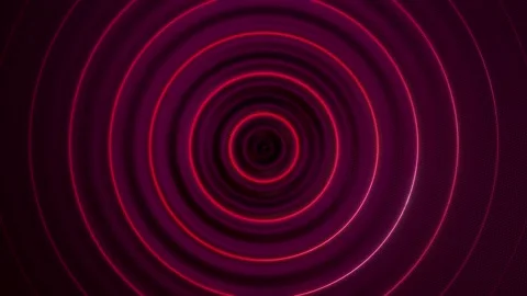 Circular 3D Audio Waves Video stock 262623550