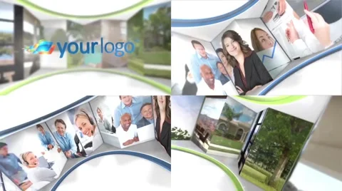 Circular 3D Display - Apple Motion 5 and Final Cut Pro X Template After Effects stock