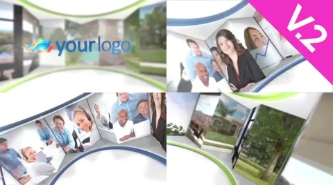 Circular 3D Display (V.2) - After Effects Template After Effects stock