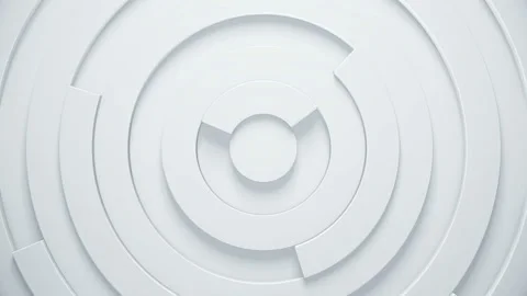 Circular 3d render background. Видео 132134792