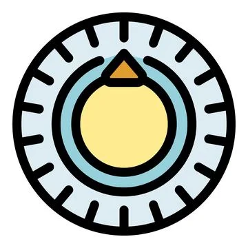 Circular abstract design with geometric elements Stockillustratie