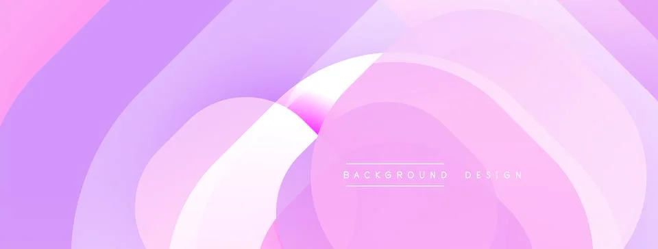Circular abstract design with overlapping translucent circles and round shapes, Stock Illustration