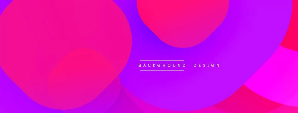 Circular abstract design with overlapping translucent circles and round shapes, Stock Illustration