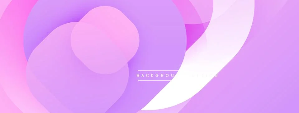 Circular abstract design with overlapping translucent circles and round shapes, Stock Illustration