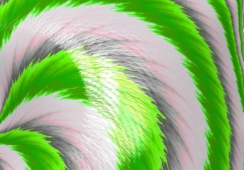 Circular, Abstract green waves background Stock Illustration