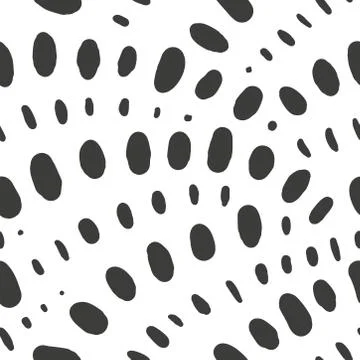 Circular abstract seamless patterns with spots and dots. Background for Stock Illustration